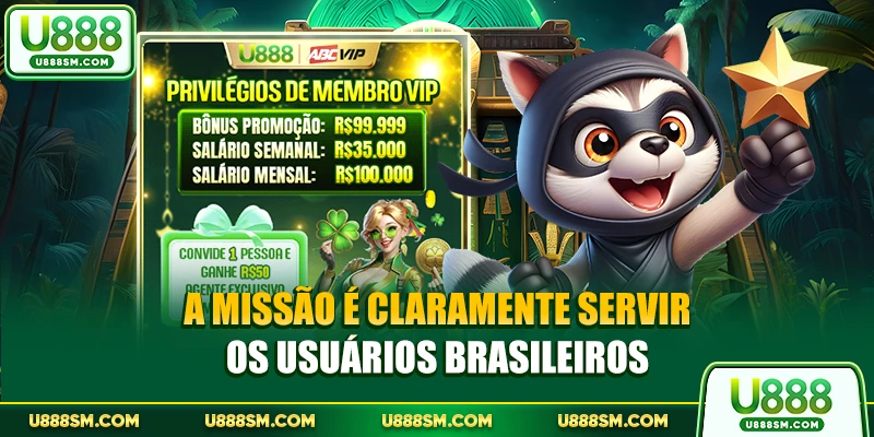 A missão é claramente servir os usuários brasileiros
