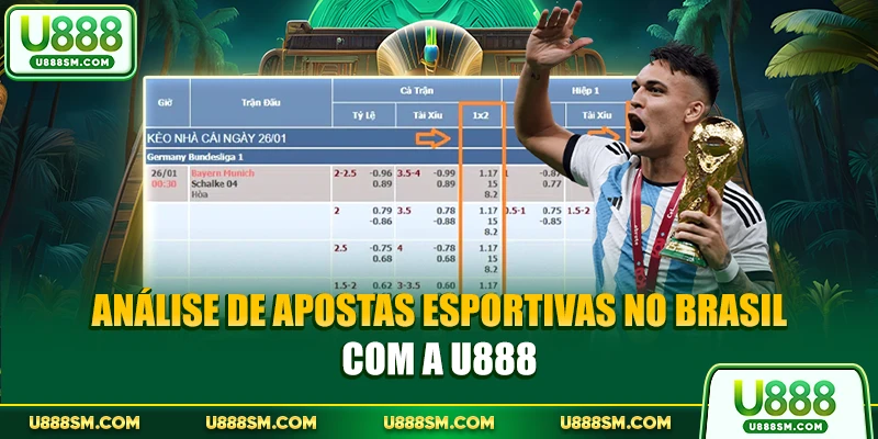Análise De Apostas Esportivas No Brasil Com A U888