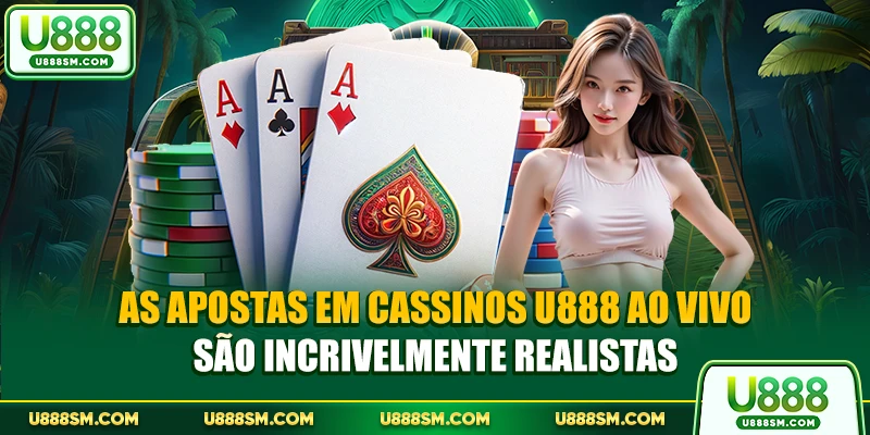 As apostas em cassinos U888 ao vivo são incrivelmente realistas